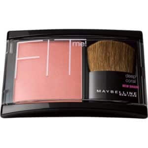 black packaging of Maybelline Fit blush in a pink tone