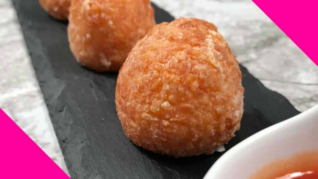 Fried cheese balls recipe Edam cheese balls Bellisima
