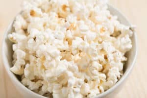 bowl with popcorn